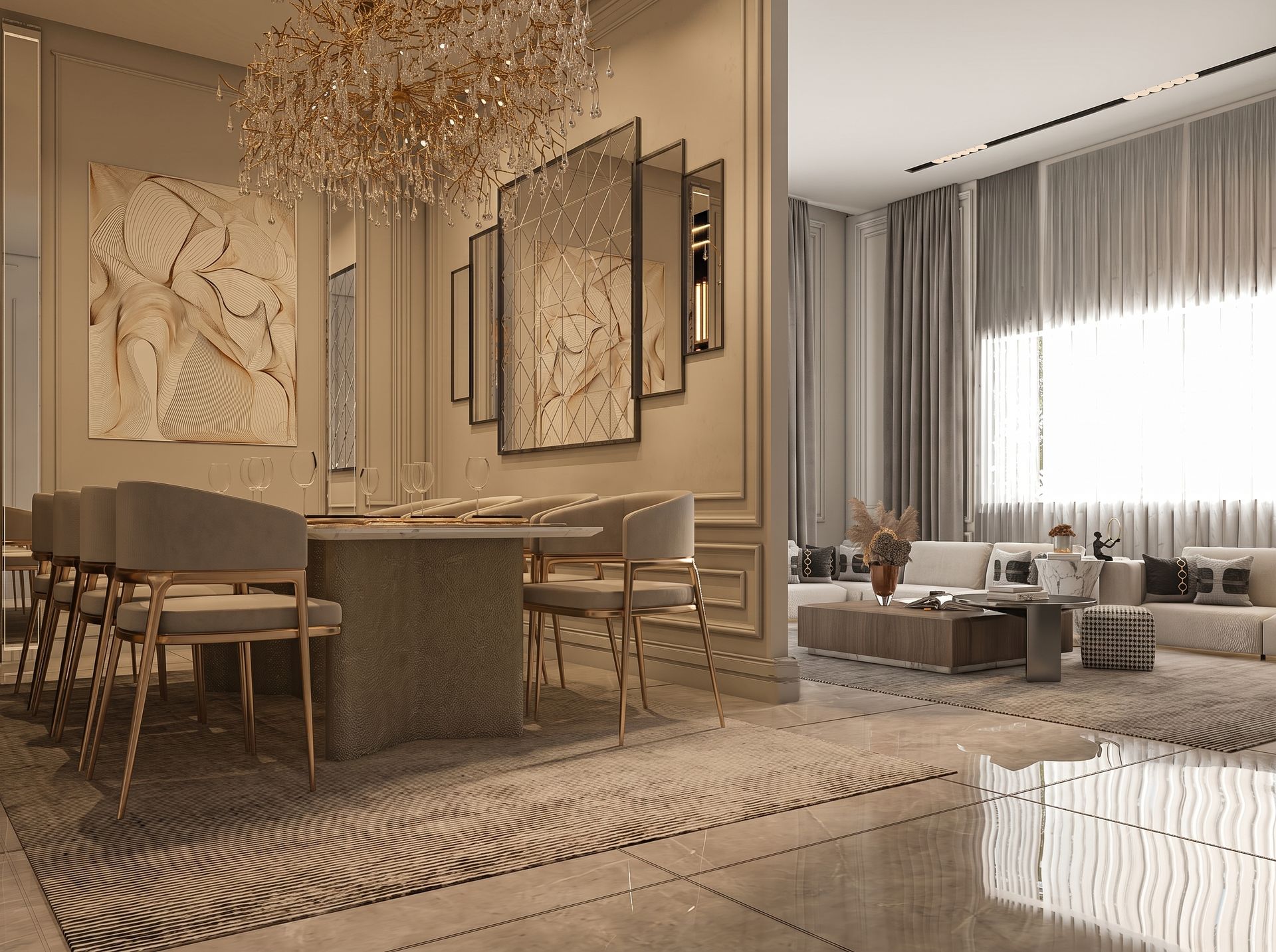 contemporary villa