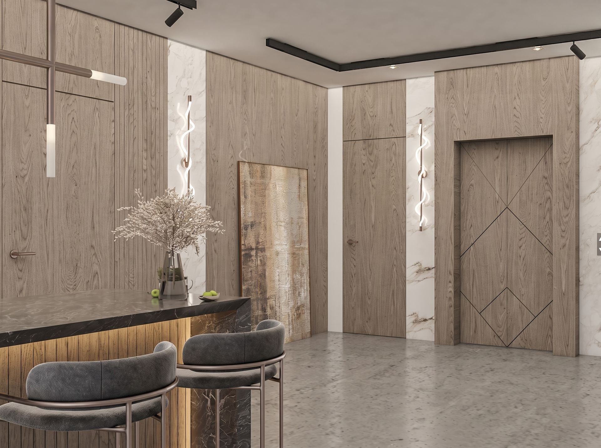 Modern Apartment Kitchen