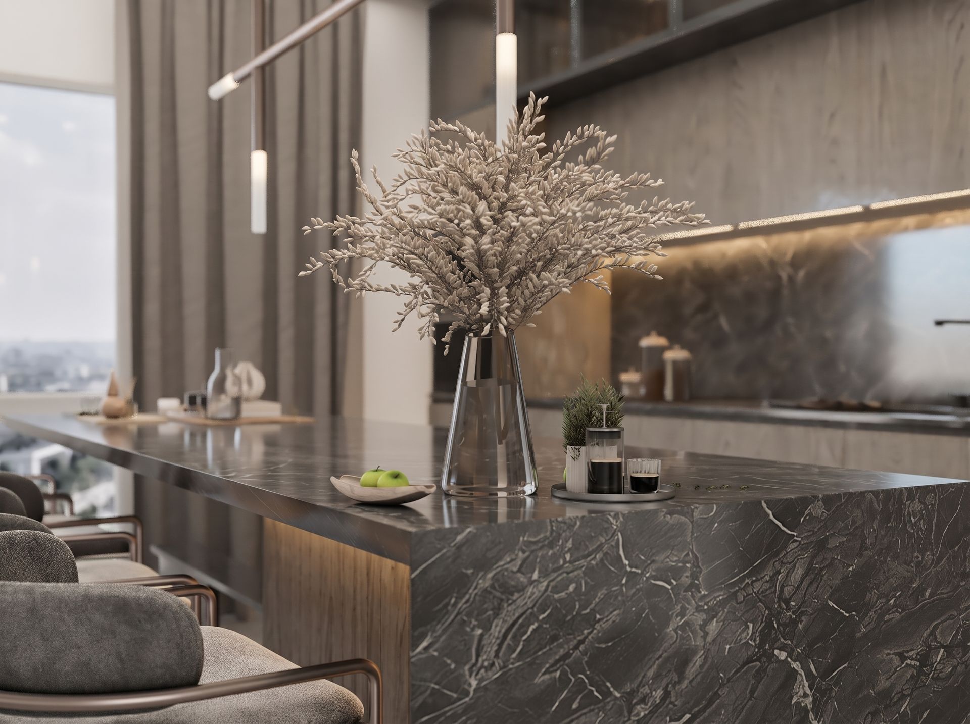 Modern Apartment Kitchen